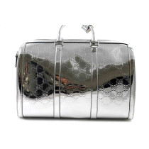 Gucci Borsone Pelle Argento