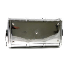 Gucci Borsone Pelle Argento