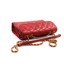 Chanel Triple Flap Pelle Rossa