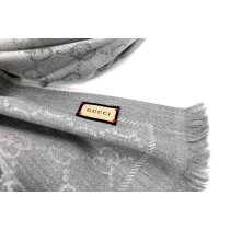 Gucci Sciarpa Lana Grigia