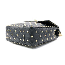Valentino Rockstud Spike Pelle Nera