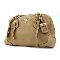 Prada Boston Pelle Beige