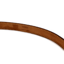 Fendi Bracciale Pitone Borgogna