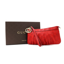 Gucci Pochette Pelle Guccissima Rossa