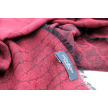 Saint Laurent Stola Cashmere Borgogna