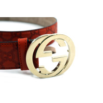 Gucci Cintura Pelle Arancio