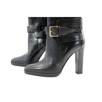 Hermes Stivali Pelle Nera