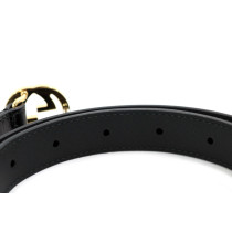 Gucci Cintura Interlocking Pelle Nera