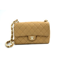 Chanel Classica Pelle Tortora