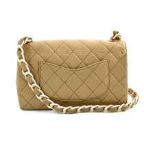 Chanel Classica Pelle Tortora