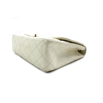 Chanel Jumbo Pelle Caviar Bianca