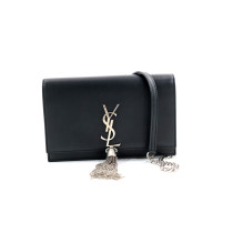 Saint Laurent Kate Pon Pon Pelle Nera