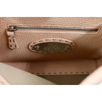 Fendi Peekaboo Mini Selleria Pelle Rosa