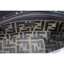 Fendi Baguette Tela Marrone