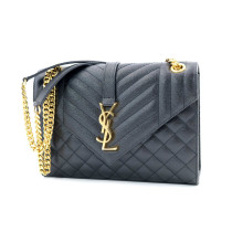 Saint Laurent Envelope Pelle Nera