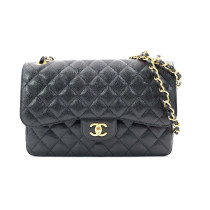 Chanel Jumbo Pelle Caviar Nera