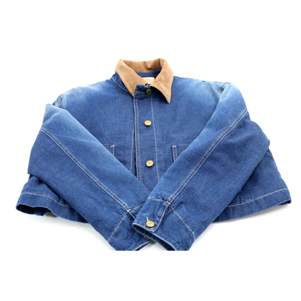 Gucci Giacchino Denim Blu