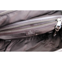 Gucci Borsone Tessuto Marrone