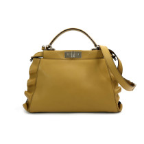 Fendi Peekaboo Waves  Pelle marrone chiaro