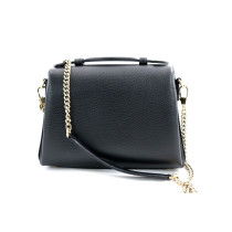 Gucci Interlocking Tracolla Pelle Martellata Nera