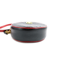 Gucci Round Pelle Nera e Rossa