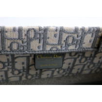Dior Book Tote Tela Grigia