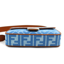 Fendi Baguette Denim Azzurro
