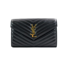 Saint Laurent Woc Cassandre Pelle Nera
