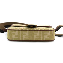Fendi Baguette Tela Verde Chiaro