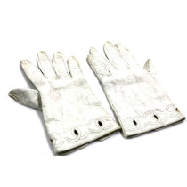 Chanel Guanti Pelle Panna