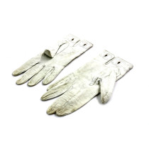 Chanel Guanti Pelle Panna