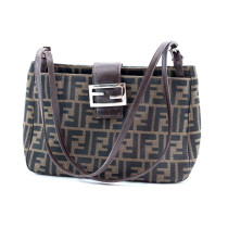 Fendi Shopping Tela Marrone