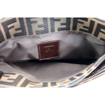 Fendi Shopping Tela Marrone