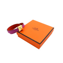 Hermés Bracciale Pelle Viola e Arancio