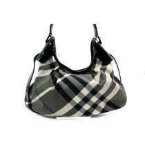 Burberry Hobo Check Bianco e Nero