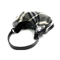 Burberry Hobo Check Bianco e Nero