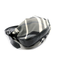 Burberry Hobo Check Bianco e Nero