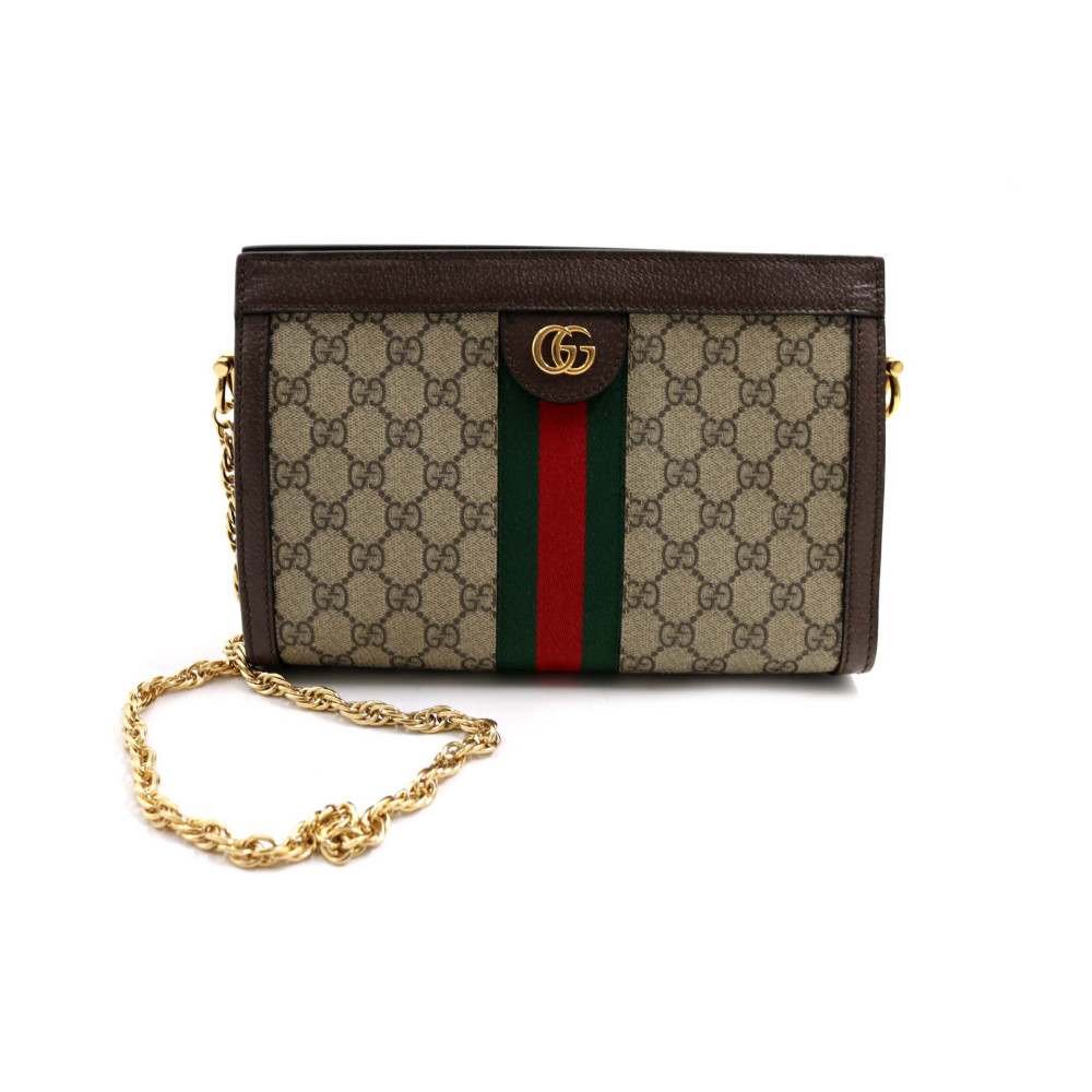 Gucci Tracolla Ophidia GG Beige hardware palladio