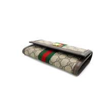 Gucci Portafoglio Ophidia GG Beige
