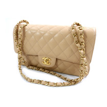 Chanel 2.55 Media Pelle Beige