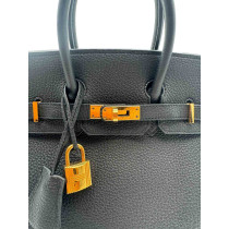 Hermès Birkin 25 Togo Pelle Nera