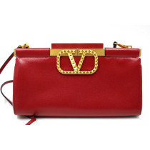 Valentino Pochette Pelle Rossa