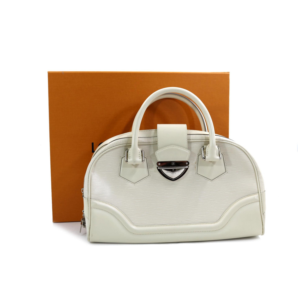 Louis Vuitton Montaigne Bowling Epi Avorio