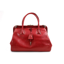Prada Frame Bauletto Pelle Rossa