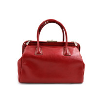 Prada Frame Bauletto Pelle Rossa