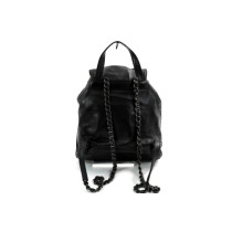 Prada Zaino Chain Strap Pelle Nera
