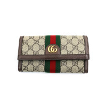 Gucci Portafoglio Ophidia GG Beige