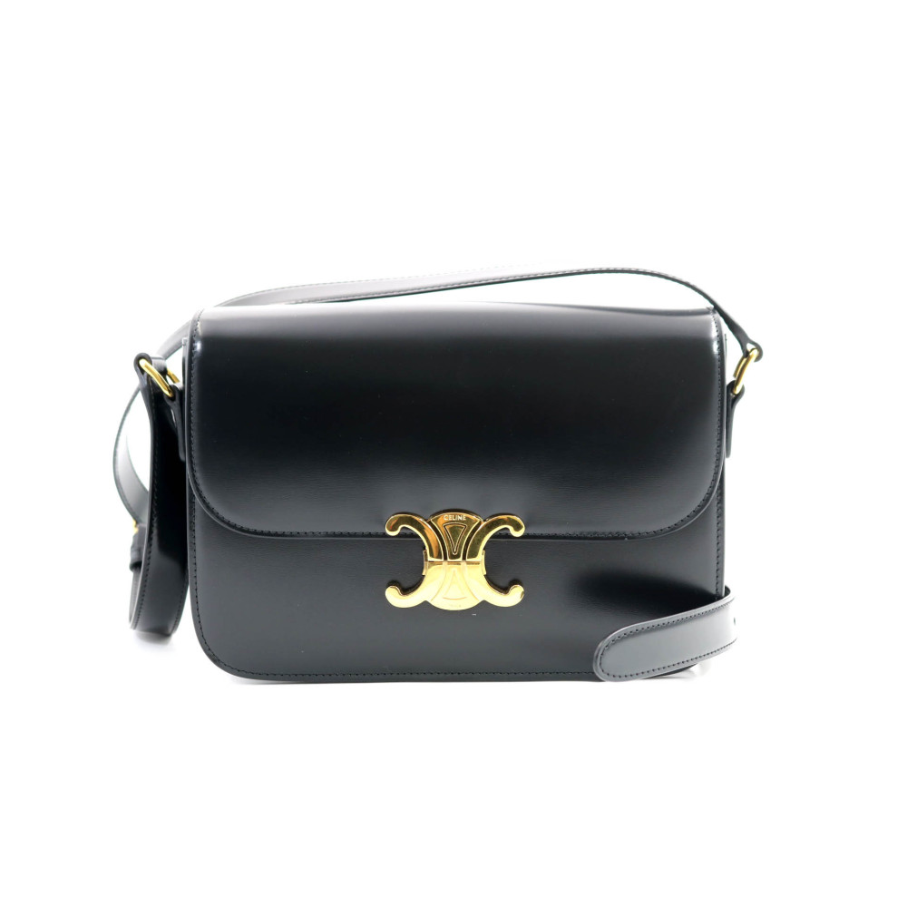 Celine Triomphe Pelle Nera