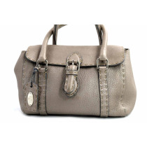 Fendi Selleria Bauletto Pelle Grigia