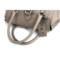 Fendi Selleria Bauletto Pelle Grigia